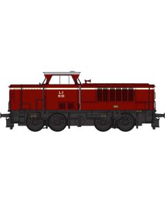 Lokomotiver Danske, heljan-21511-lj-lollandsbanen-mak-m33-dcc, HEL21511