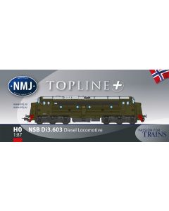 Topline Lokomotiver, nmj-topline-plus-90026-nsb-di3-603-nohab-dc, NMJT90026