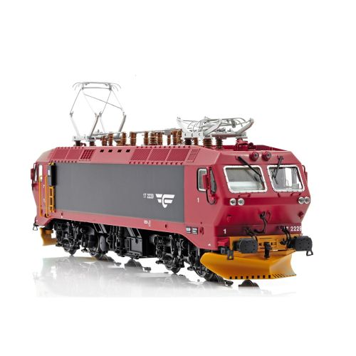 Topline Lokomotiver, NMJ Topline model of the NSB EL17.2229  in new design red/black livery, DC. , NMJT80.202